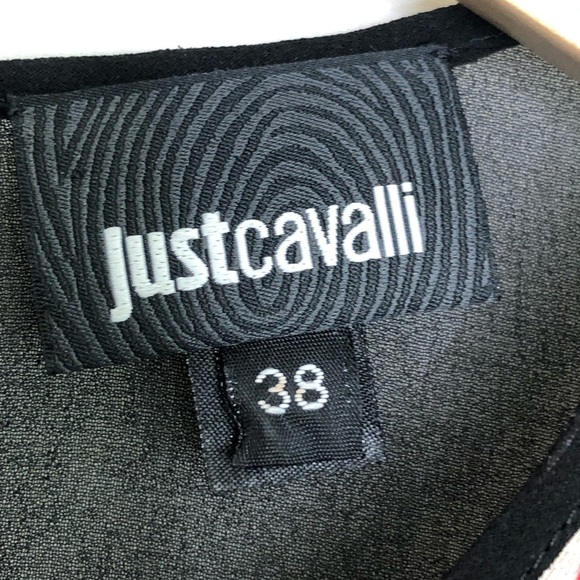 Just Cavalli graphic print, sheer tunic top - Picture 4 of 10